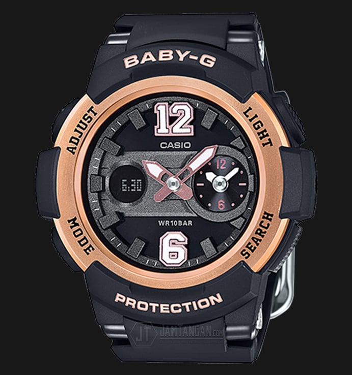Casio Baby-G BGA-210-1BDR Water Resistant 100M Resin Band