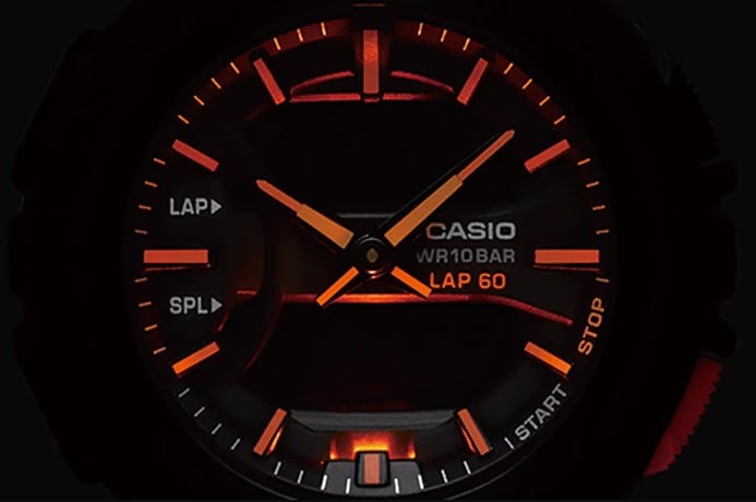 Casio Baby-G BGA-240L-1ADR Water Resistant 100M Black Dial Black Resin Band