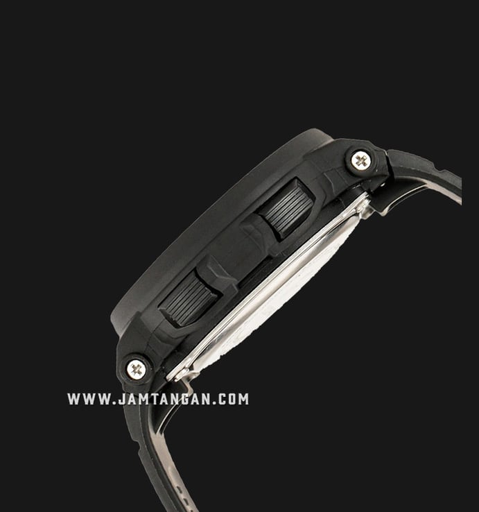 Casio Baby-G BGA-250-1A2DR Traveler Series Digital Analog Dial Black Resin Band