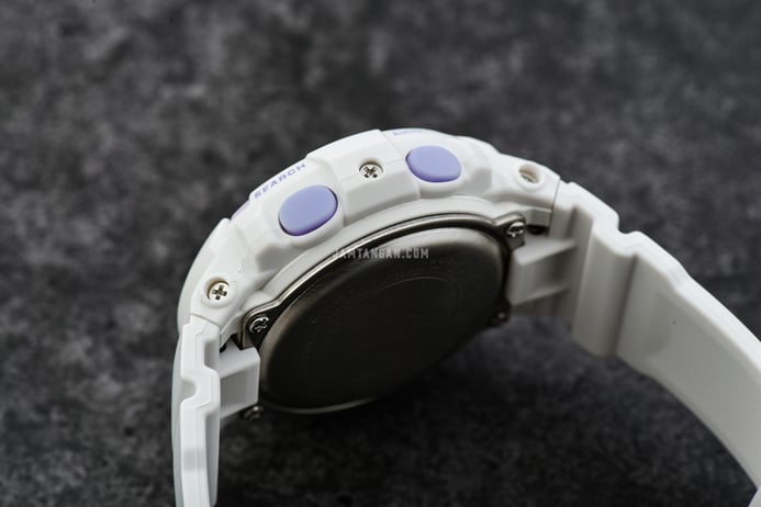 Casio Baby-G BGA-280PM-7ADR Gradations Digital Analog Dial White Resin Band