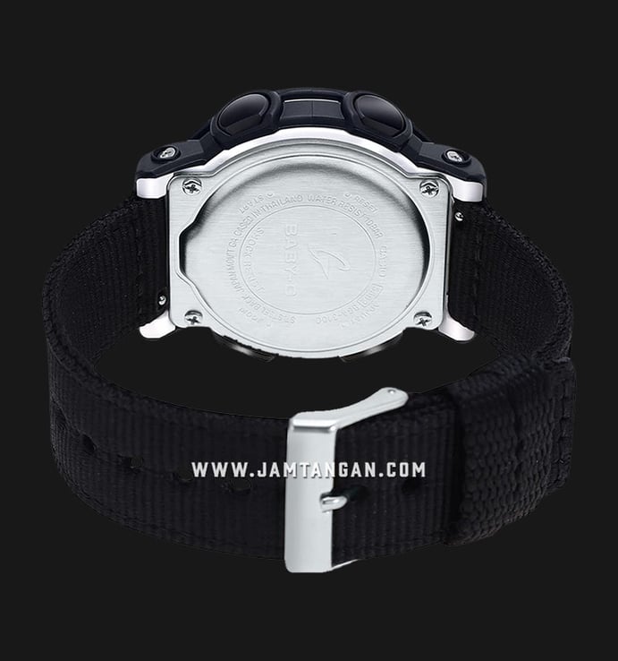 Casio Baby-G BGA-310C-1ADR Boldly Stylish White Digital Analog Dial Versatile Black Cloth Band