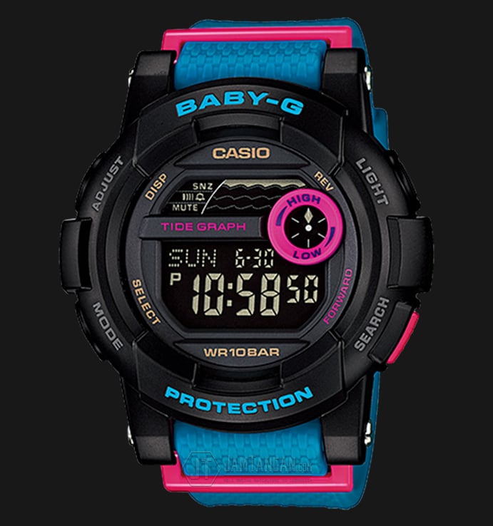 Casio Baby-G BGD-180-2DR Water Resistant 100M Resin Band