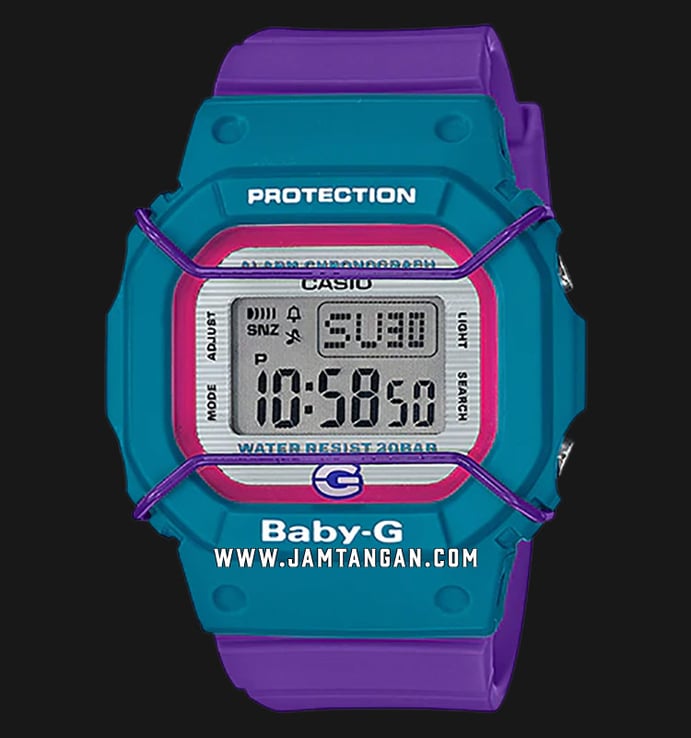 Casio Baby-G BGD-525F-6DR 25th Anniversary Limited Model Ladies Digital Dial Purple Resin Strap
