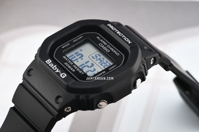 Casio G-Shock Couple DW-5600BB-1ER_BGD-560-1DR Digital Display Black Resin Band