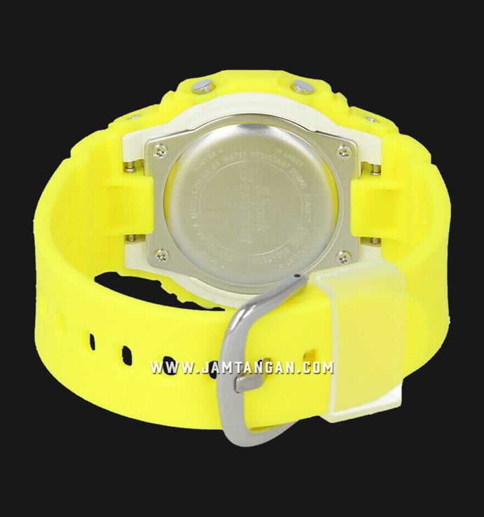 Casio Baby-G BGD-560BC-9DR 80s Beach Colors Ladies Digital Dial Yellow Resin Band