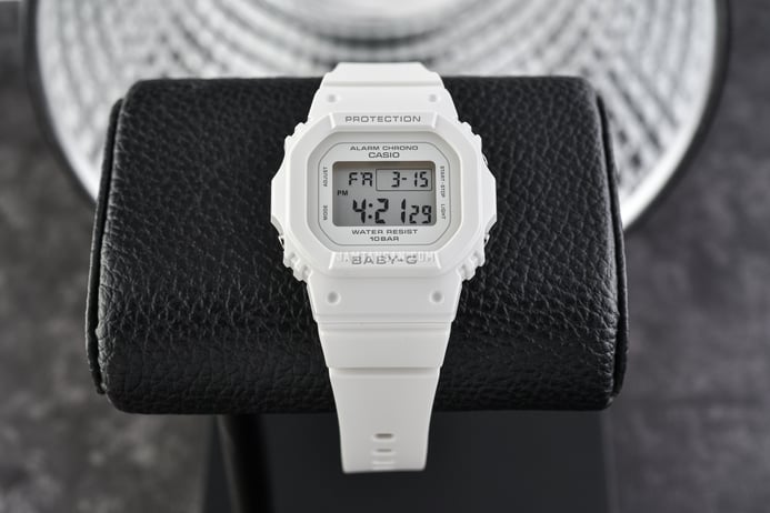 Casio Baby-G BGD-565-7DR The Classic Digital Dial Versatile White Resin Band
