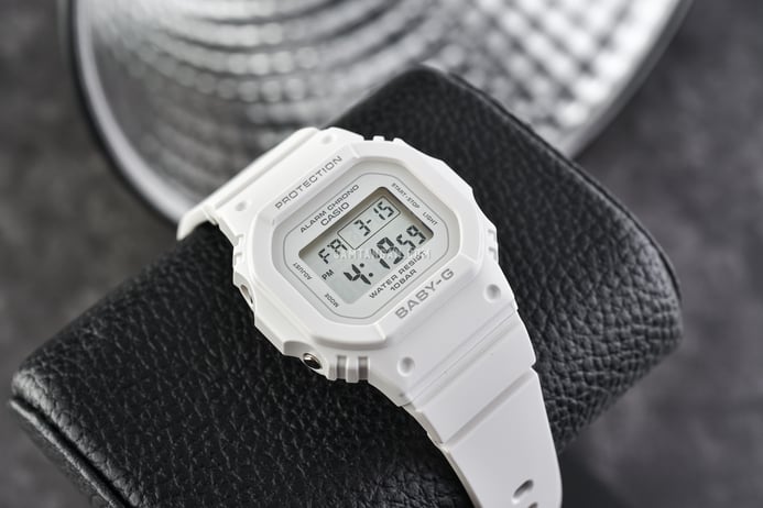 Casio Baby-G BGD-565-7DR The Classic Digital Dial Versatile White Resin Band