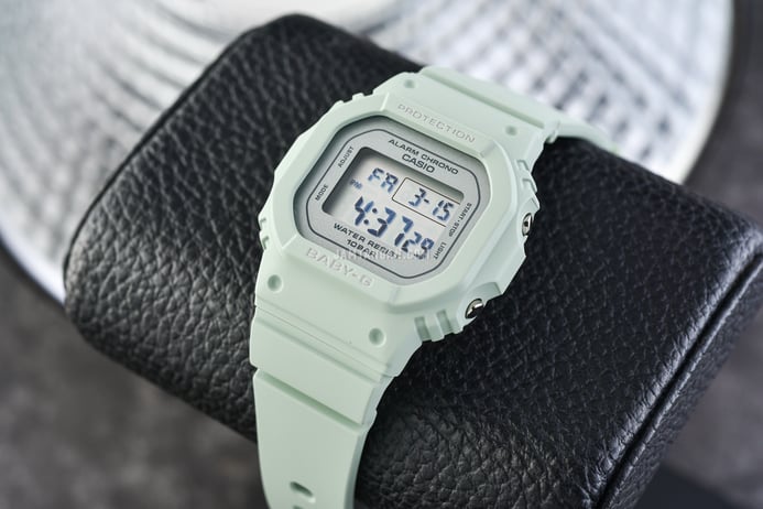 Casio Baby-G BGD-565SC-3DR Digital Dial Green Pastel Resin Band