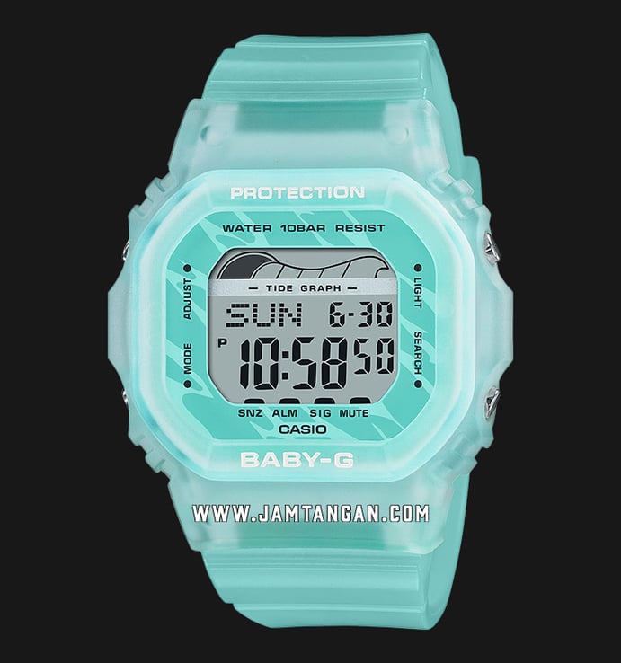 Casio Baby-G G-Lide BLX-565S-2DR Digital Dial Green Resin Band