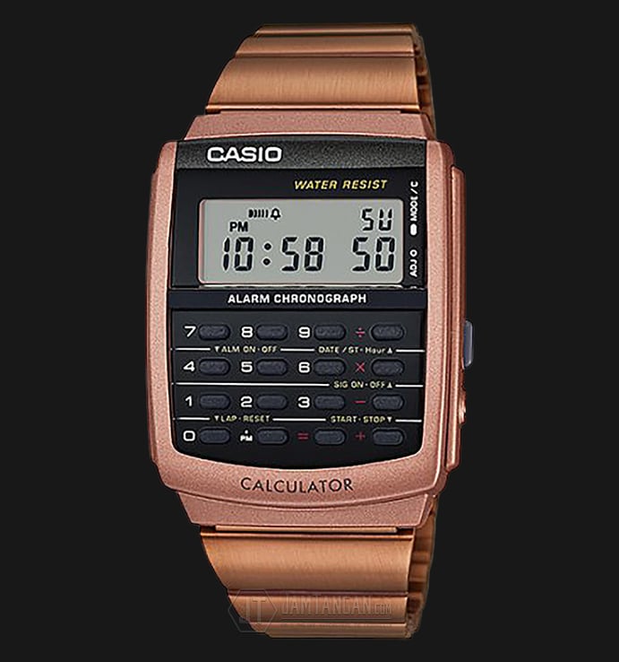 Casio CA-506C-5ADF - Classic Calculator - Stainless Steel Band