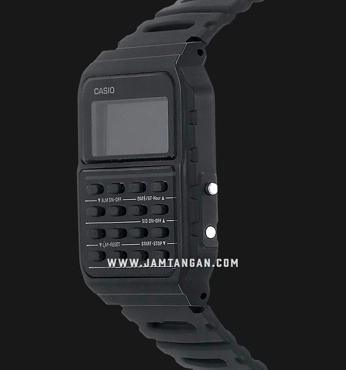 Casio General CA-53WF-1BDF Data Bank Digital Dial Black Resin Band