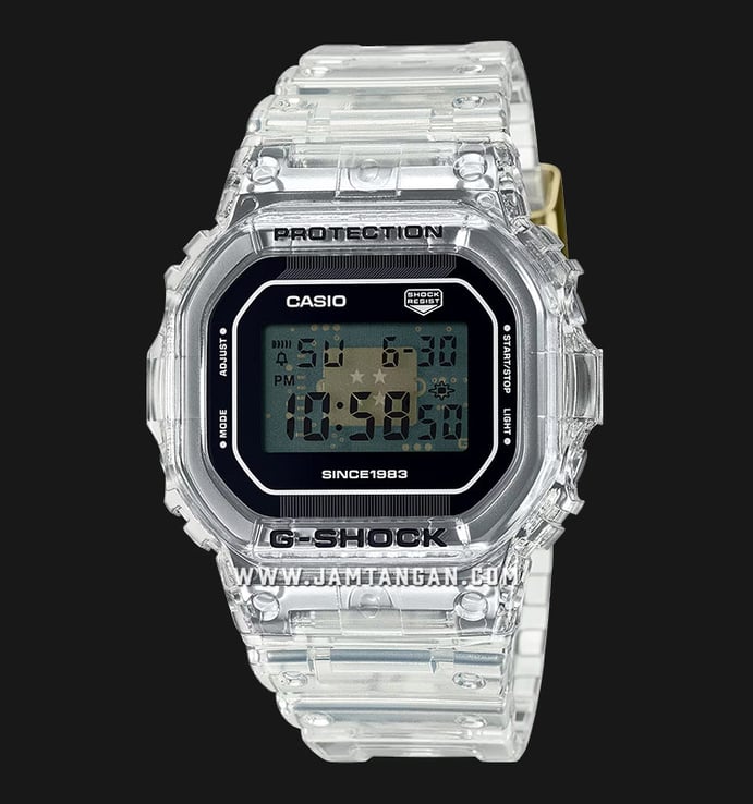 Casio G-Shock DW-5040RX-7DR 40th Anniversary Clear Remix Digital Transparent Band