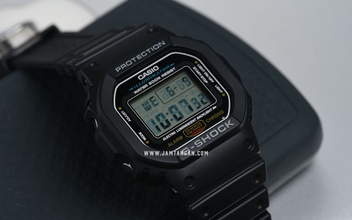 Casio G-Shock DW-5600E-1VDF Origin Digital Dial Black Resin Band
