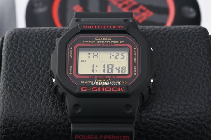 Casio G-Shock X Kelvin Hoefler X Powell Peralta DW-5600KH-1DR Resin Band Limited Edition