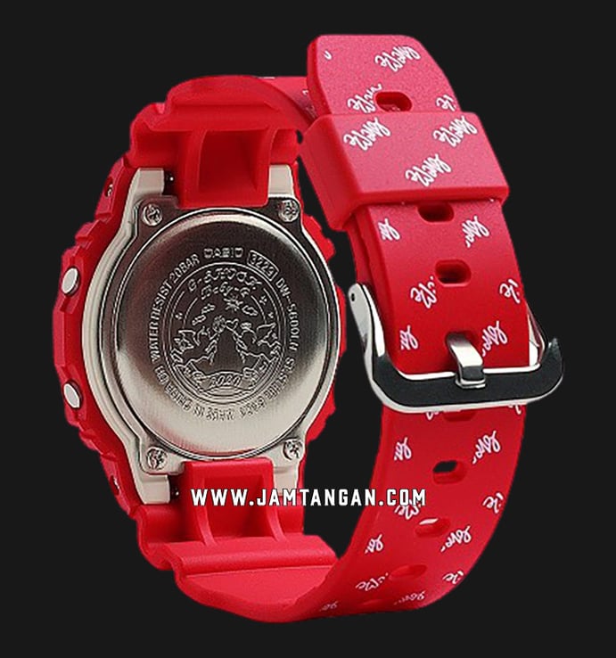 Casio G-Shock DW-5600LH-4CR Curtis Kulig Love Me Digital Dial Red Resin Band Limited Edition