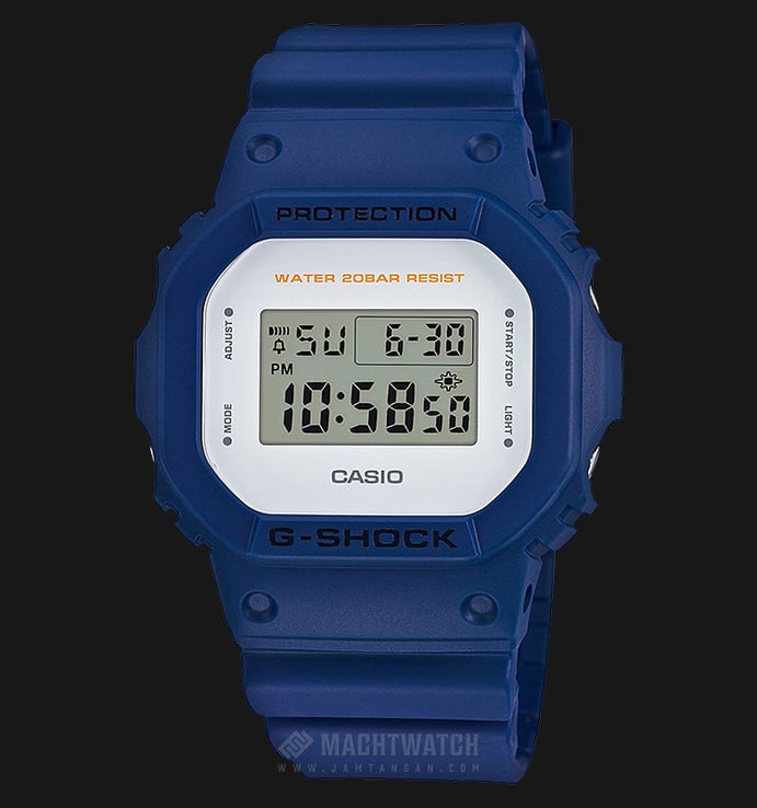 Casio G-Shock DW-5600M-2JF Men Digital Dial Blue Resin Strap