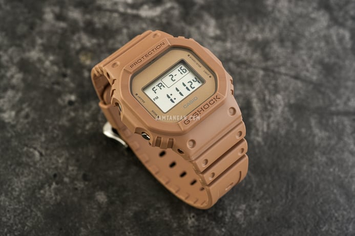 Casio G-Shock DW-5600NC-5DR Natures Color Series Digital Dial Brown Resin Band