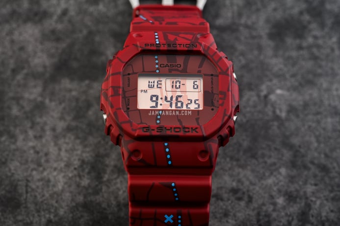 Casio G-Shock DW-5600SBY-4DR Treasure Hunt Shibuya Series Red Resin Band Special Edition