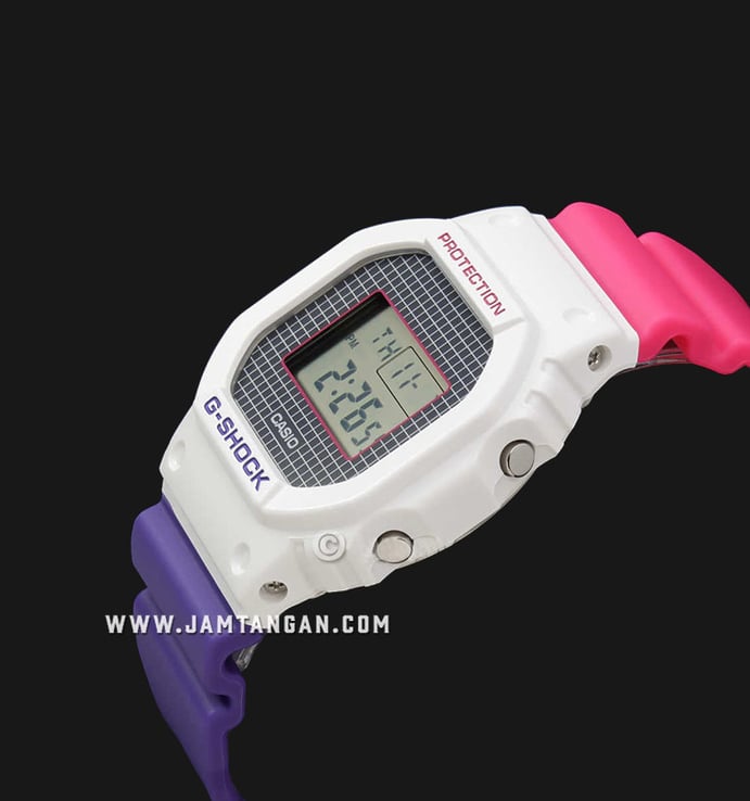 Casio G-shock DW-5600THB-7JF Special Colour Retro Style Digital Dial Dual Tone Resin Band