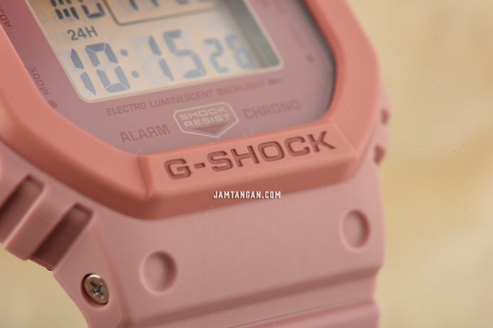 Casio G-Shock DW-5610SL-4A4DR Pink Series For Spring And Summer Digital Dial Pink Resin Band