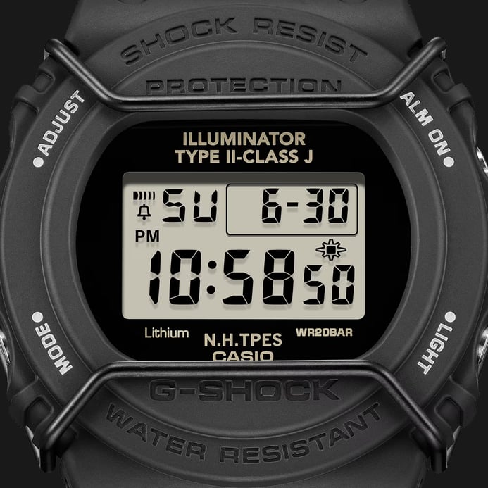 Casio G-Shock DW-5700NH-1DR N. Hoolywood Collaboration Digital Dial Black Resin Band
