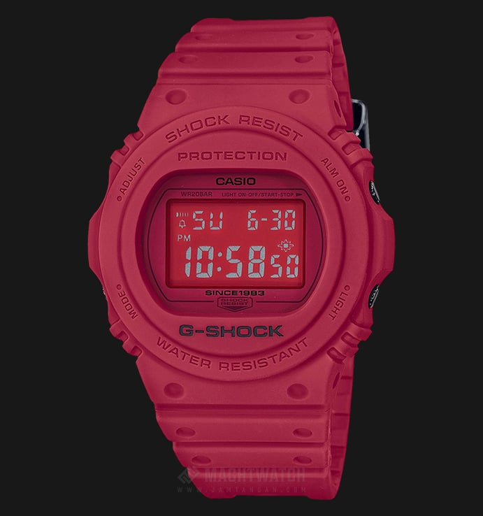Casio G-Shock DW-5735C-4JR Men Digital Watch Red Resin Band