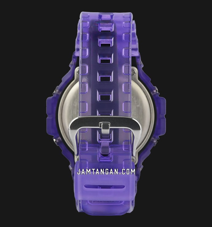 Casio G-Shock DW-5900JT-6DR Retrofuture With A Translucent Digital Analog Dial Purple Resin Band