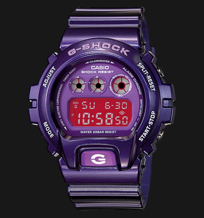 Casio G-Shock DW-6900CC-6DR - Water Resistance 200M Purple Resin Band