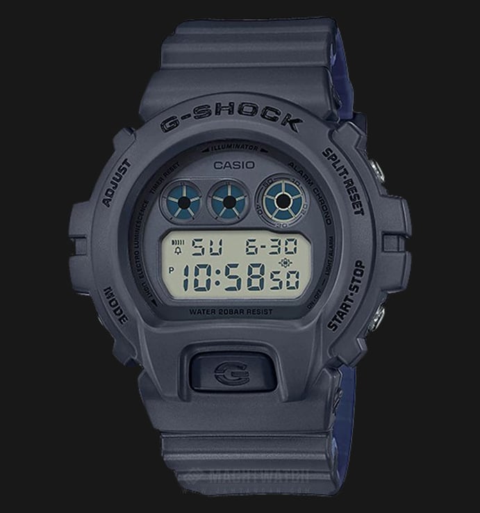 Casio G-Shock DW-6900LU-8DR Digital Dial Grey Resin Band