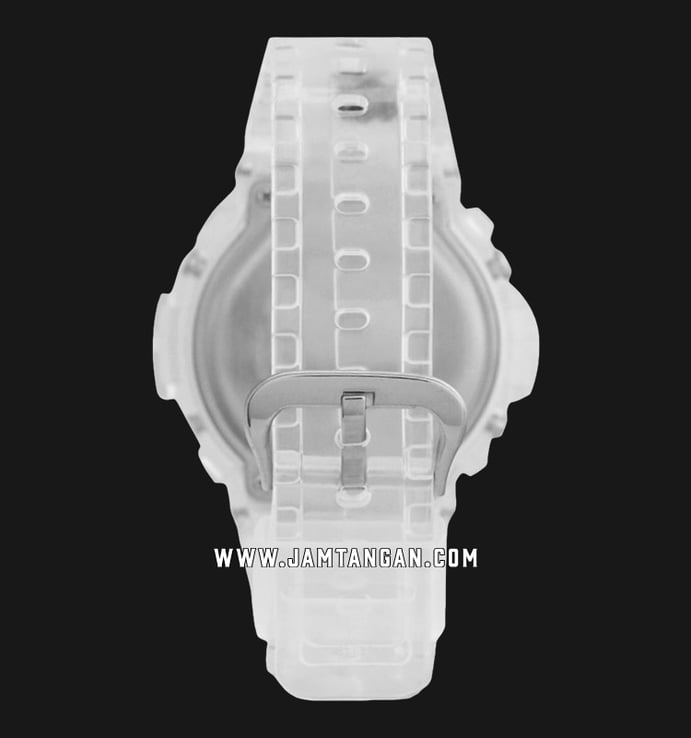 Casio G-Shock DW-6900SP-7PR For 25th Anniversary Digital Dial White Transparent Resin Band
