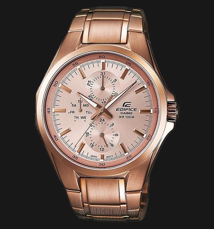 Casio Edifice EF-339G-9AVDF Rosegold-tone Stainless Steel Watch