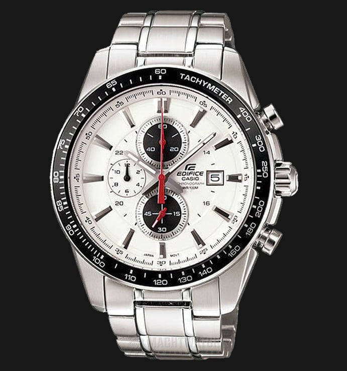 Casio Edifice EF-547D-7A1VDF Chronograph Tachymeter Stainless Steel Watch