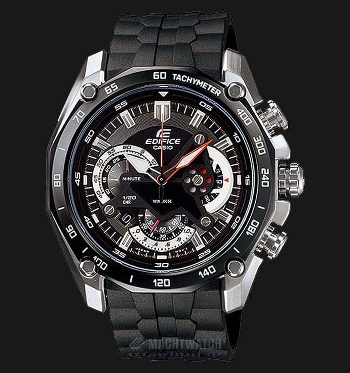 Casio Edifice EF-550-1AVDF Chronograph Stainless Steel Case Resin Band