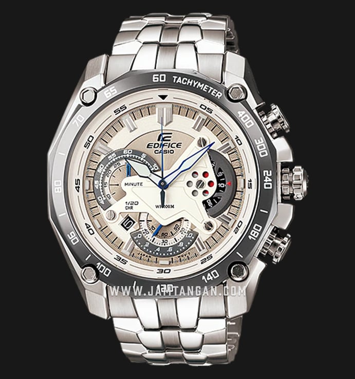 Casio Edifice EF-550D-7AVUDF Chronograph Silver Dial Stainless Steel Strap