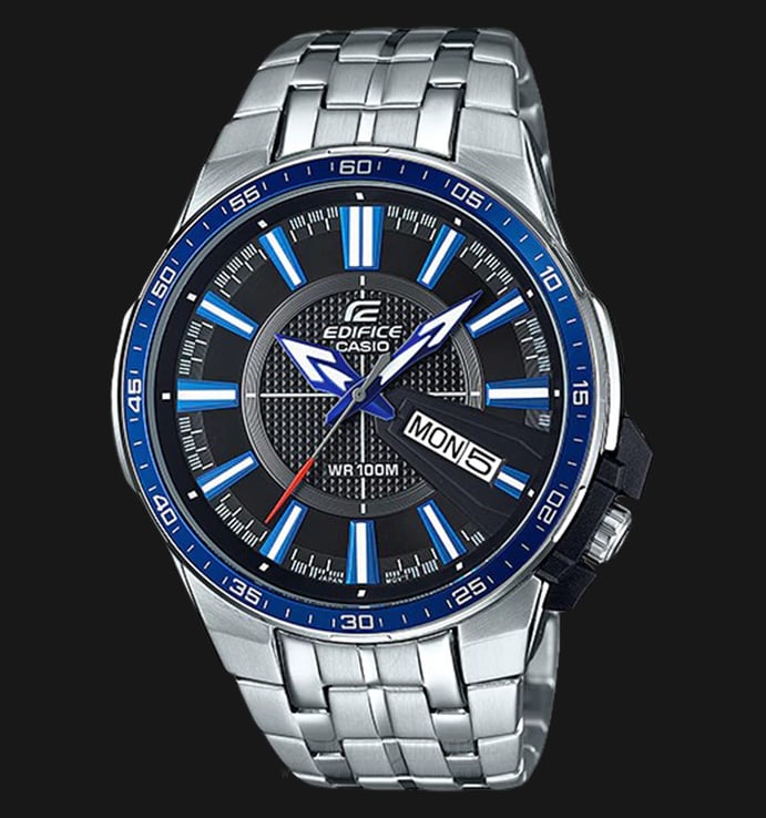Casio Edifice EFR-106D-1A2VUDF Black Dial Stainless Steel Watch
