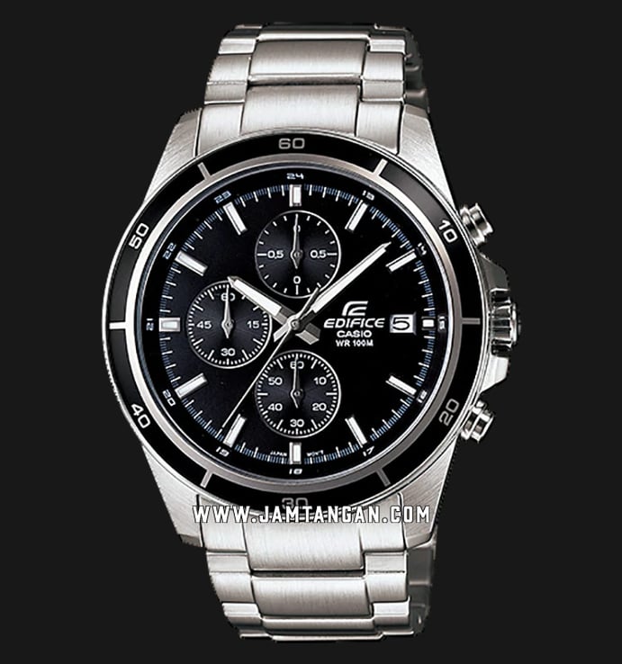 Casio Edifice EFR-526D-1AVUDF Chronograph Men Black Dial Stainless Steel Band