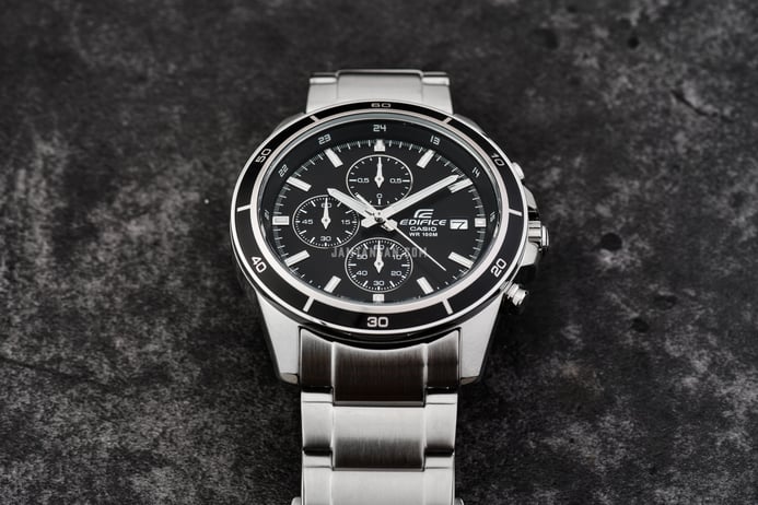 Casio Edifice EFR-526D-1AVUDF Chronograph Men Black Dial Stainless Steel Band