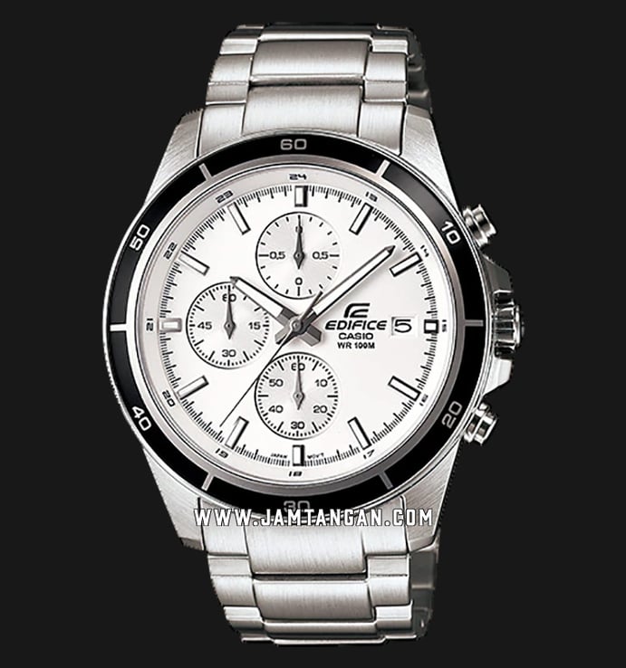 Casio Edifice EFR-526D-7AVUDF Chronograph Men White Dial Stainless Steel Band