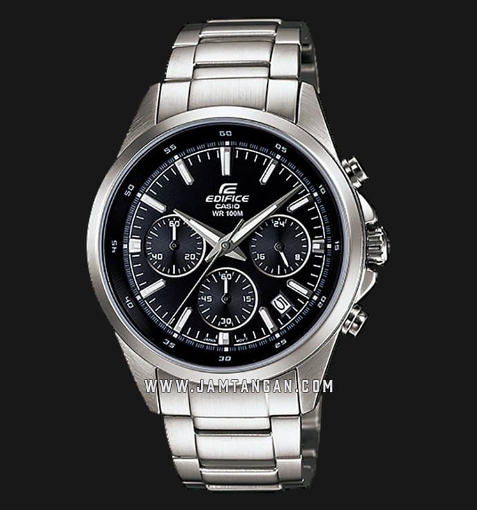 Casio Edifice EFR-527D-1AVUDF Chronograph Men Black Dial Stainless Steel Strap