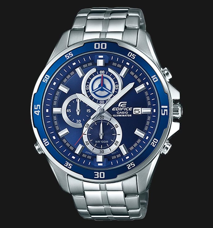 Casio Edifice EFR-547D-2AVUDF Chronograph Men Blue Dial Stainless Steel Strap