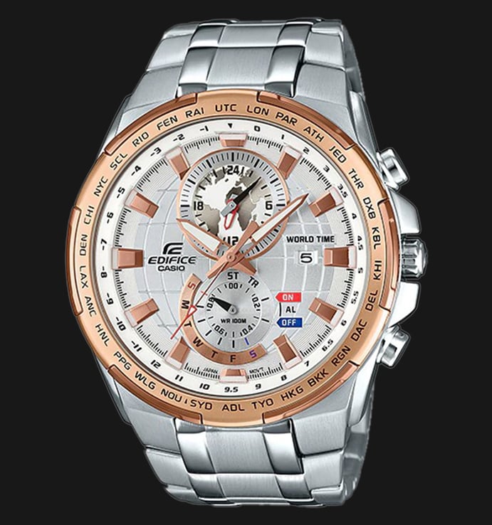 Casio Edifice CHRONOGRAPH EFR-550D-7AVUDF Silver Dial Stainless Steel Strap