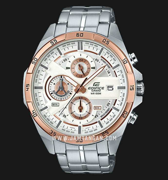 Casio Edifice EFR-556DB-7AVUDF Chronograph Silver Dial Stainless Steel Strap