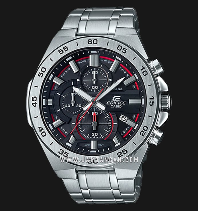 Casio Edifice EFR-564D-1AVUDF Chronograph Men Black Dial Stainless Steel Band
