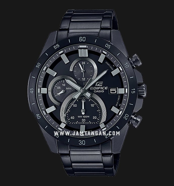 Casio Edifice EFR-571MDC-1AVUDF Chronograph Black Dial Black Stainless Steel Band