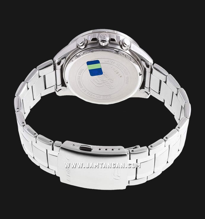 Casio Edifice EFV-580D-7AVUDF Chronograph Men Silver Dial Stainless Steel Strap