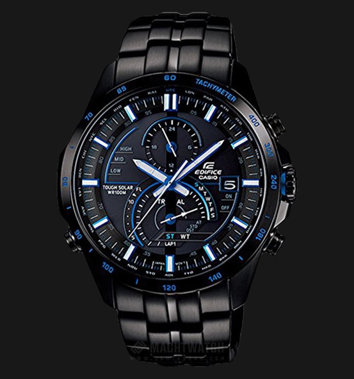 Casio Edifice EQS-A500DC-1A2VDF Black Dial Black Stainless Steel Strep Watch