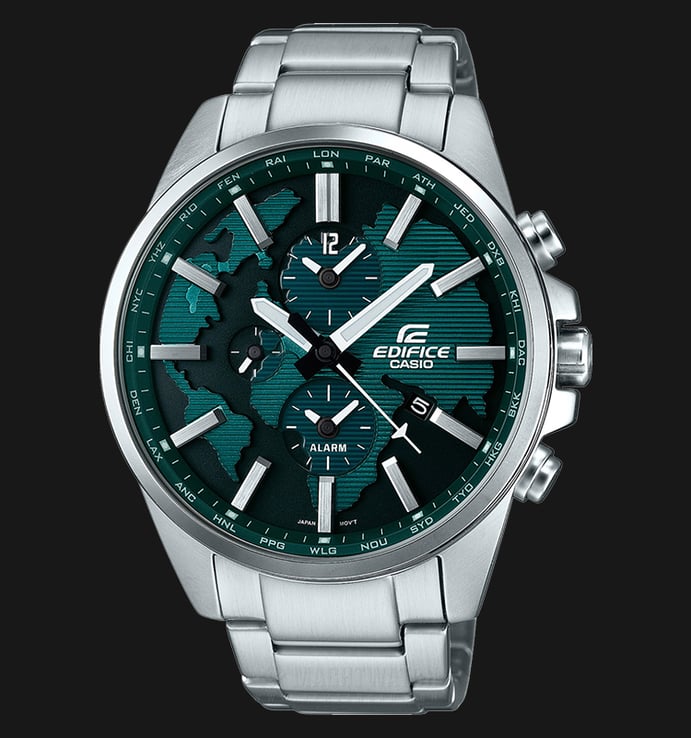 Casio Edifice ETD-300D-3AVUDF Green Dial Stainless Steel Strap