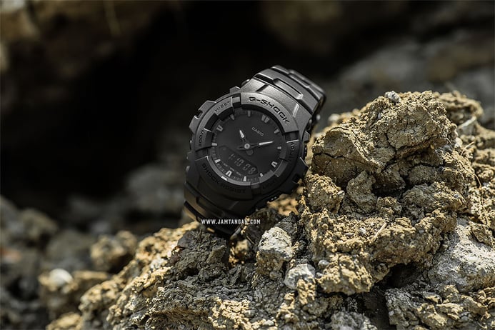 Casio G-Shock G-100BB-1ADR Water Resistance 200M Black Resin Band