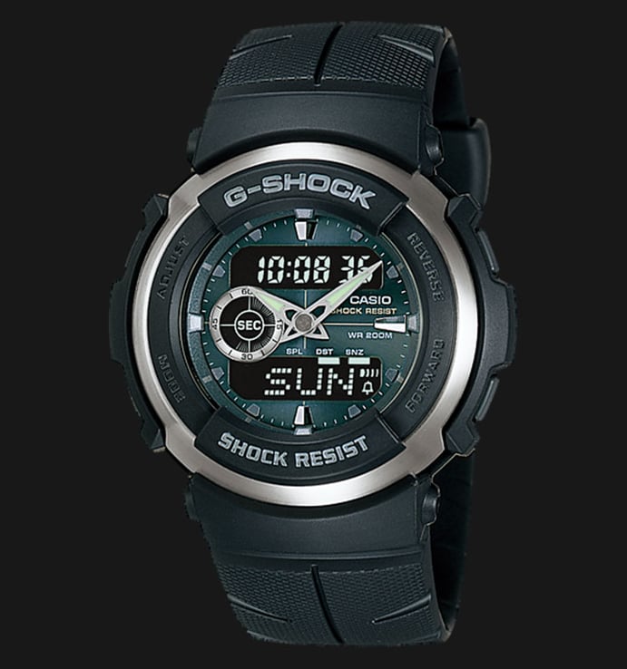 Casio G-Shock G-300-3AVDR Digital Analog Black Resin Band