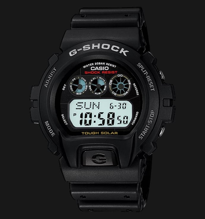 Casio G-Shock G-6900-1DR Digital Dial Black Resin Strap